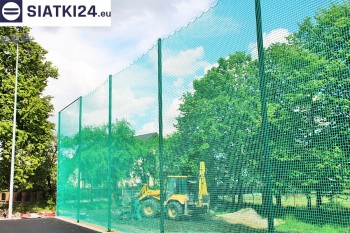 Siatki Konin - Zabezpieczenie za bramkami i trybun boiska piłkarskiego dla terenów Konina